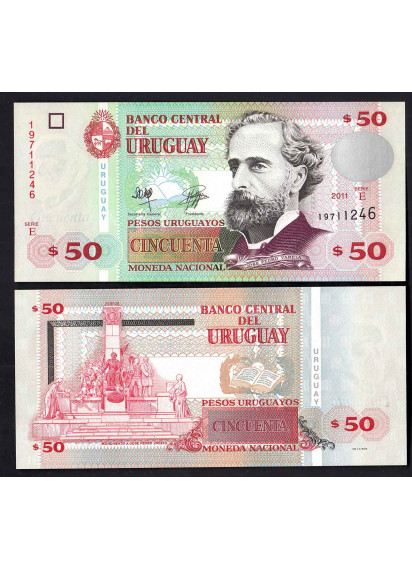 URUGUAY 50 Pesos 2011 Fior di Stampa